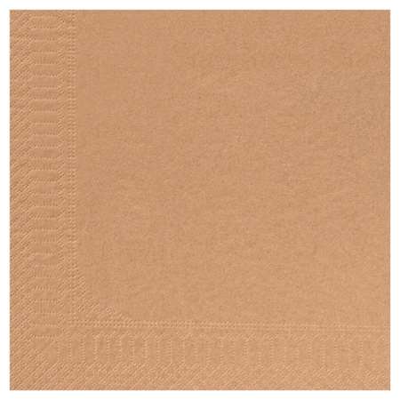 SERVIETTE LUXE OUATE 2P  39x39  KRAFT   x 1800 Ecolabel