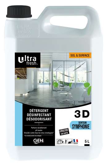 DETERGENT 3D ULTRA FRESH - 5L  SYMPHONIE