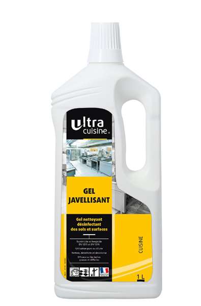 GEL JAVEL ALIMENTAIRE SOL/SURFACE ALCALIN  1L