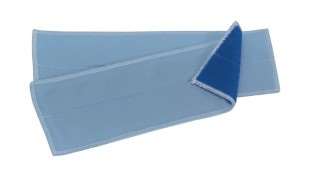 FRANGE VITRE VELCRO MICROFIBRE BLEUE 29CM