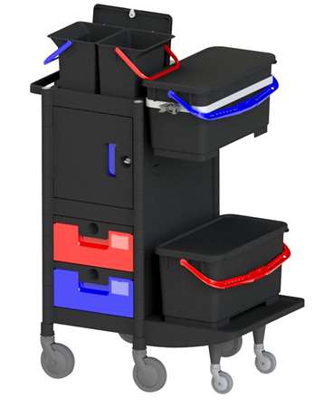 CHARIOT COMPACT SANTE 1 BLACK  RECYCLE