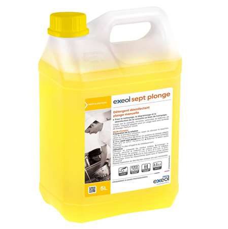 EXEOL SEPT PLONGE MANUEL DESINFECTANTE   BIDON 5 L