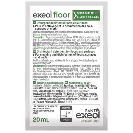 EXEOL FLOOR CITRON SANS CMR  DOSE 20ml  CARTON 250