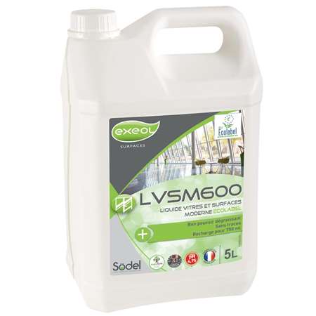 EXEOL LVSM600 VITRE & SURFACE MATCHA THE BIDON 5 Ecolabel